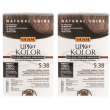 guam® upker kolor tinta capelli castano ambra chiaro 5.38 idf 2x140 ml