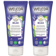 weleda aroma shower relax 2x200 ml gel doccia