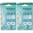garnier maschera occhi skinactive, arricchita con acqua di cocco e aci