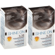 bionike shine on colorante capelli 5.38 castano chiaro cioccolato 2x12