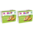 hipp biologico mela pesca frutta grattugiata 2x400 g