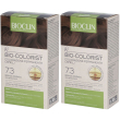 bioclin bio-colorist 7.3 biondo dorato 2x1 pz lozione per capelli