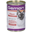 monge gemon salmone gamberetti gatti +12m 24x415 g mangime