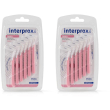 interprox plus nano 6 scovolini rosa, anti-placca e anti-carie per spa
