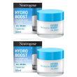 neutrogena hydro boost crema idratante viso, acido ialuronico 2x50 ml