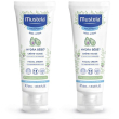 mustela® hydra bebè crema viso 2x40 ml