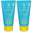 bionike defence sun crema viso mat spf 50+ 2x50 ml per la pelle