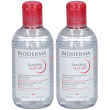 bioderma sensibio h2o ar acqua micellare antirossore 2x250 ml lozione