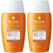rilastil sun system water touch color fluido spf50+ 2x50 ml crema