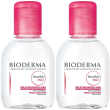 bioderma sensibio h2o acqua micellare struccante 2x100 ml lozione viso