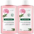 klorane shampoo alla peonia bio 2x400 ml