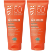 svr sun secure lait spf50+ nuova formula 2x100 ml latte