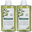 klorane shampoo alla polpa di cedro 2x400 ml
