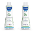 mustela® gel detergente bagnetto mille bolle 2x750 ml schiuma da bagno