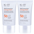korff 365 protection antiage matt spf50+ gel crema viso 2x40 ml