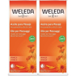 weleda olio per massaggi arnica 2x100 ml da massaggio