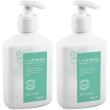 lichtena detergente viso e corpo 2x300 ml gel detergente