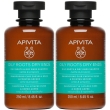 apivita oily roots dry ends shampoo cute grassa e punte secche 2x250 m