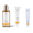 dr hauschka balsamo detergente + lozione tonificante crema alla coto