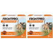 frontpro 2x3 compresse masticabili, antiparassitario per cani (4-10kg)