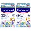 hansaplast aqua protect kids, cerotti bambini colorati resistenti all'
