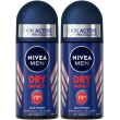 nivea men dry impact deodorante roll on 50 ml, uomo per 72h