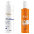 eau thermale avène spray solare protezione alta spf 50 + latte doposol