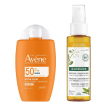 klorane olio al tamanu bio e monoï + avène eau thermale ultra fluido