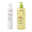 eau thermale avène acqua termale spray + a-derma exomega control olio