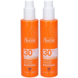 eau thermale avène spray solare spf 30 alta protezione 2x200 ml crema