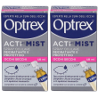 optrex actimist spray oculare reidratante e protettivo occhi secchi 2x