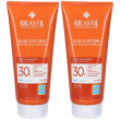 rilastil sun system crema vellutata spf 30 2x200 ml latte