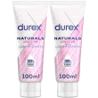 durex® naturals gel lubrificante 2x100 ml