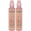 nuxe very rose olio delicato struccante 2x150 ml per la pelle