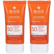 rilastil sun system crema vellutata spf 50+ 2x50 ml solare