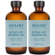 miamo glycolic acid acido esfoliante viso - corpo 2x120 ml cure del co