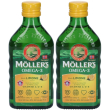 moller's omega 3 olio di fegato merluzzo 2x250 ml