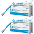 restomyl dentiricio & spazzolino extrasoft 2x50 ml dentifricio