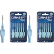 curasept proxi p11 azzurro/light blue 2x6 pz spazzolino da denti