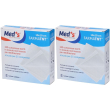 garza compressa meds tessuto non 10x10cm 100 pezzi 2x100 pz ga