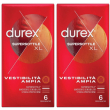 profilattico durex supersottile xl 6 pezzi - risparmia il 10% con c