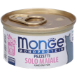monge monoprotein pezzetti solo maiale gatti adulti 10x80 g