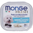 monge fresh merluzzo cani adulti 10x100 g