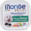 monge fresh pollo e ortaggi paté con bocconcini 7x100 g