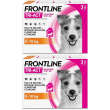 frontline tri-act x3 pipette, antiparassitario per cani (5-10kg) contr
