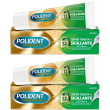 polident supertenuta+sigillante adesivo protesi dentale menta, 40gr 2x