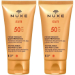 nuxe sun crema solare anti-età viso spf50 2x50 ml