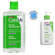 cerave acqua micellare, con 3 ceramidi essenziali: idrata, strucca ed