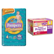 pampers quadri progressi mutandino maxi 8-15kg + il costumino