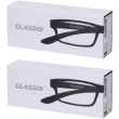 occhiali da lettura glassio cupertino colore nero gradazione +1,0 2x1